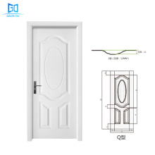 Dernière design porte en bois de porte blanche porte de porte principale de porte principale 2021 Go-Q